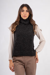 Wool knitted vest
