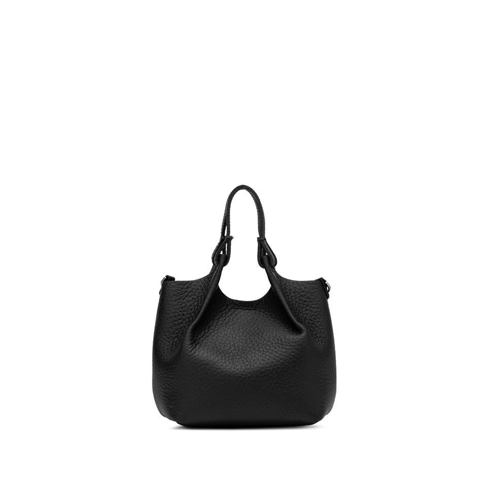 Borsa donna modello Dua Nero Castoro BS 9718 RNGDBL NERO-CASTORO GIANNI CHIARINI 