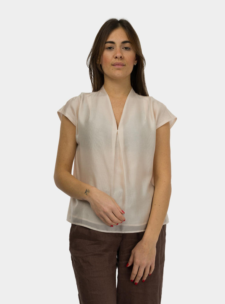 Blusa scollo a V Burro 511SD45019 BURRO ALESSIA SANTI 