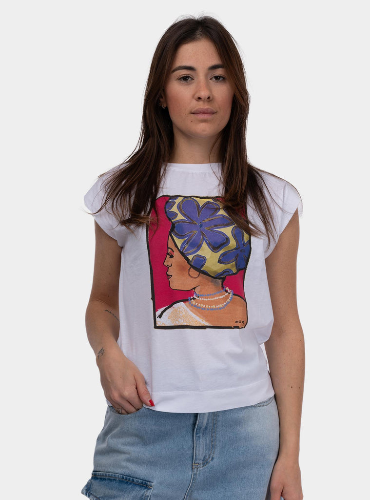 T-shirt donna cachoeira SS25599J003 BLANCO NIU 
