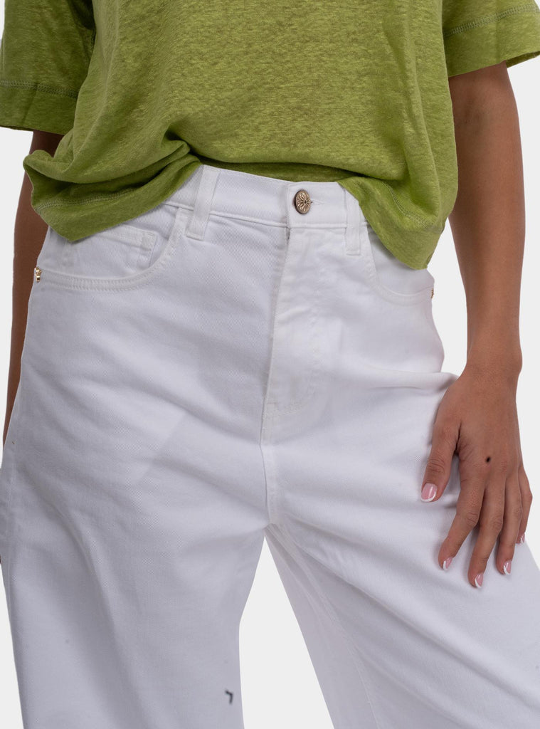 Jeans donna Avril 5 tasche Bianco P396 AVRIL BIANCO REHASH 