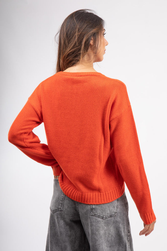 Maglia girocollo in misto lana e cashmere KOI AW25715W014 KOI NIU 
