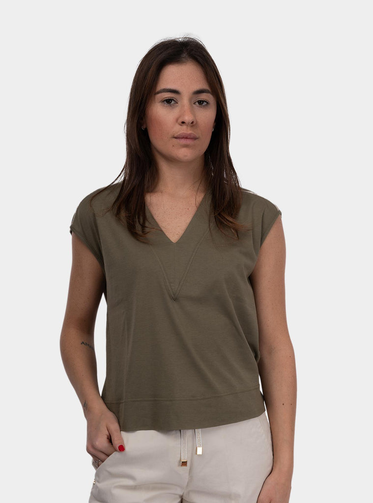 Maglia donna scollo v 60246/80566 485 GRAN SASSO 