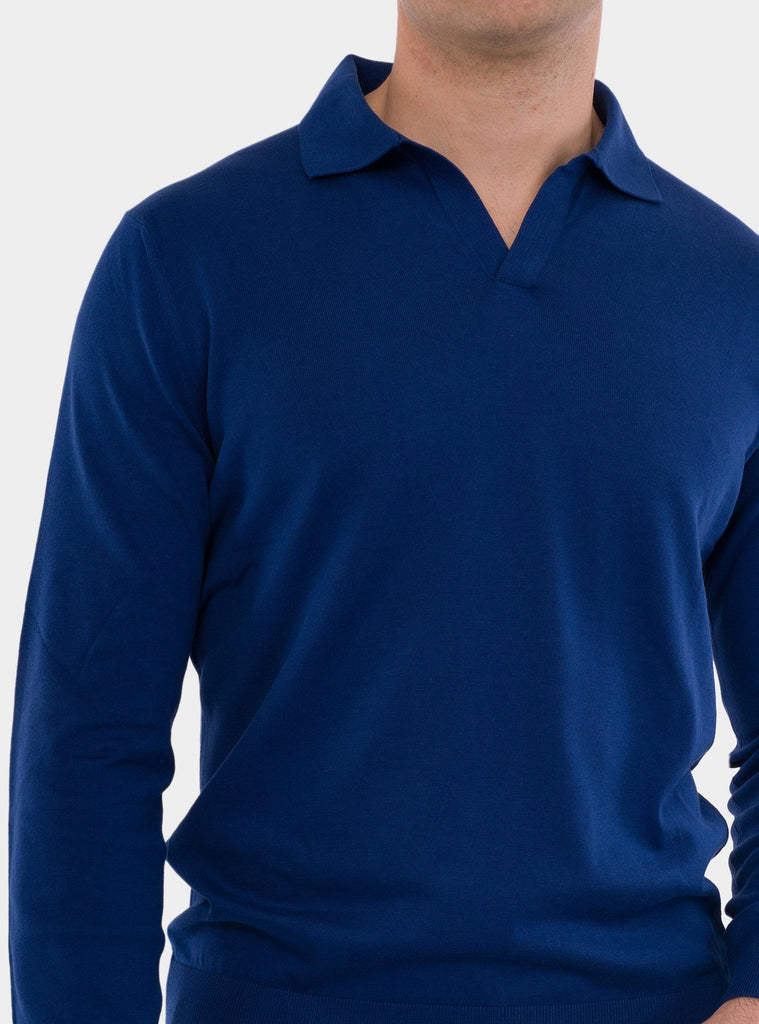 Polo uomo classica blu 43189/29401 580 GRAN SASSO 