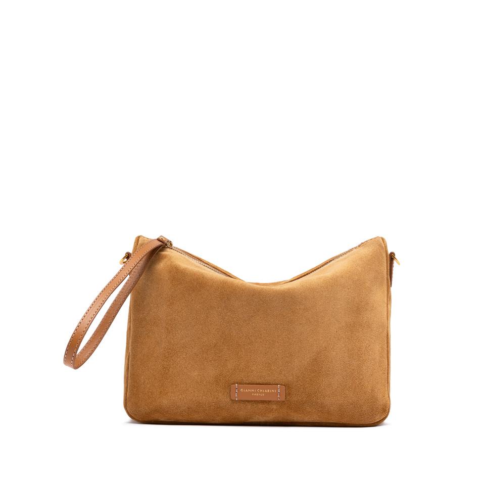 Borsa in pelle Nora Pouch Cuoio BA 10225 CM-PL PEANUT BUTTER GIANNI CHIARINI 