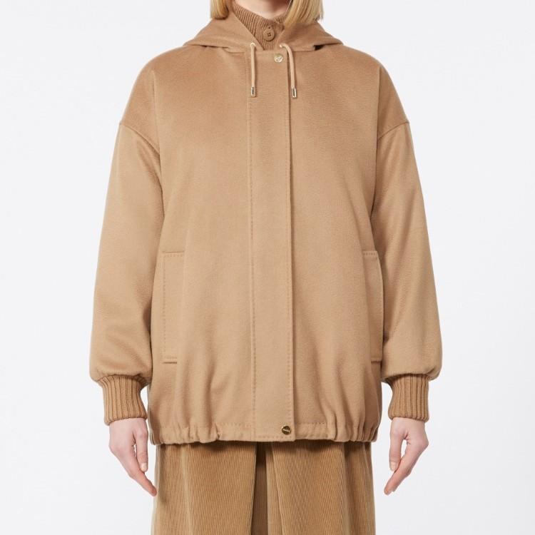 Felpa in drap di lana Cammello DERRIS 006 MAX MARA STUDIO 