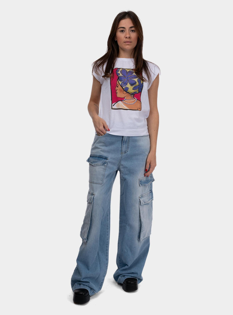 Jeans donna Narciso tasconato largo NARCISO 317 GOD SAVE DENIM 