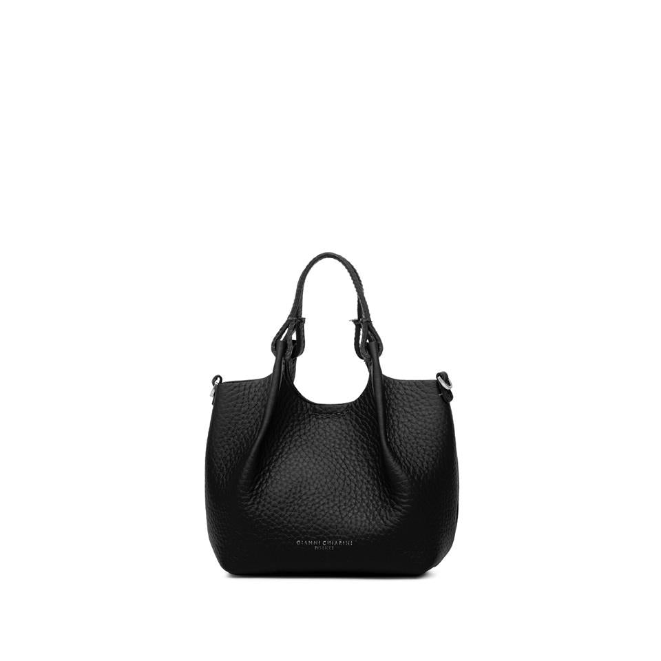 Borsa donna modello Dua Nero Castoro BS 9718 RNGDBL NERO-CASTORO GIANNI CHIARINI 