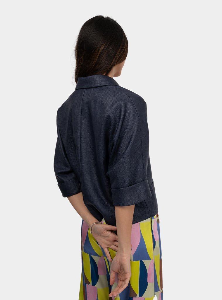 Giacca kimono over Blu SS25302T09 AZUL NIU 