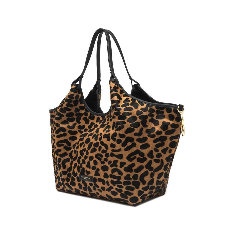 Borsa donna Dua grande Leo Nero BS 11112 CAV-PL LEO-NERO GIANNI CHIARINI 