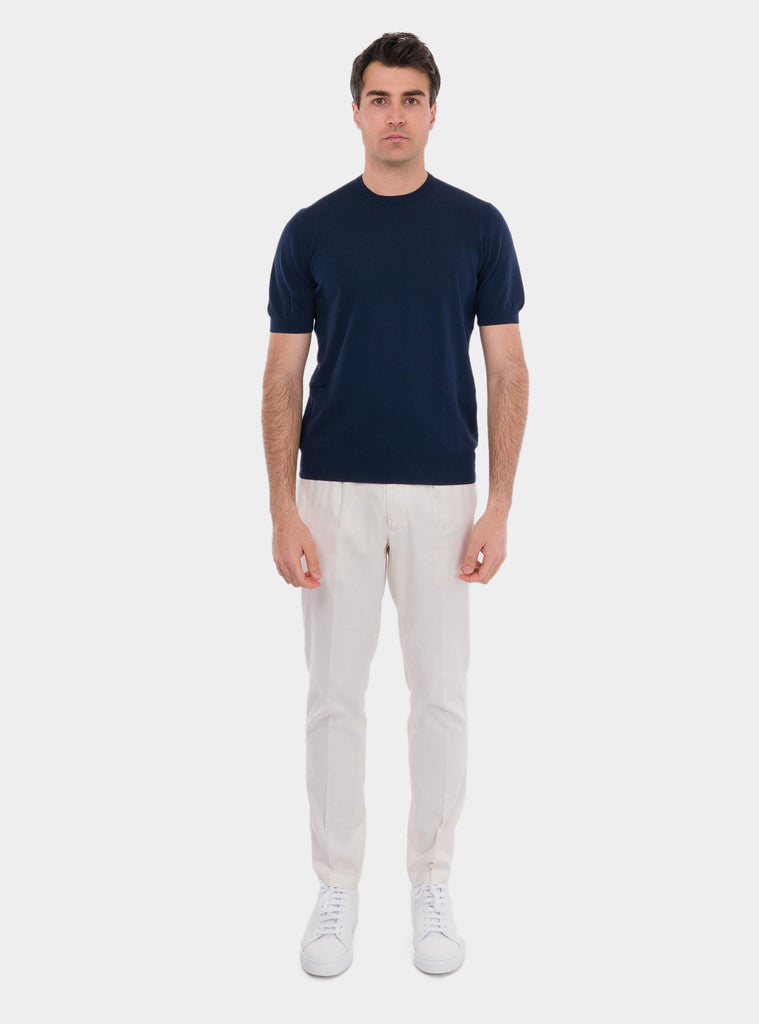 T-shirt uomo in maglia organic cotton 57136/21810 598 GRAN SASSO 