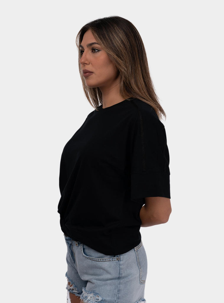 Maglia donna over Nero 60217/80566 099 GRAN SASSO 