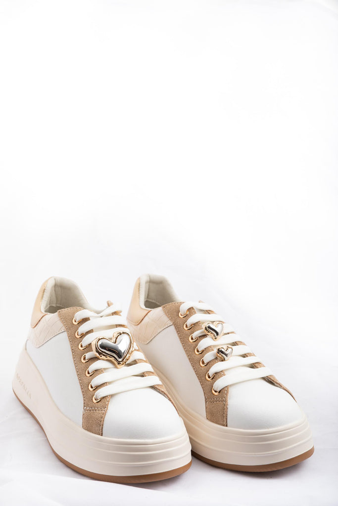 Sneaker Lola Bianca F5LIFTY16/COC CREAM APEPAZZA 