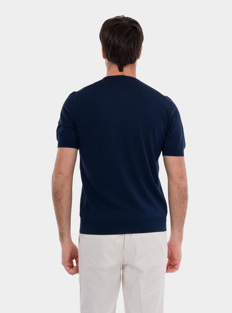T-shirt uomo in maglia organic cotton 57136/21810 598 GRAN SASSO 