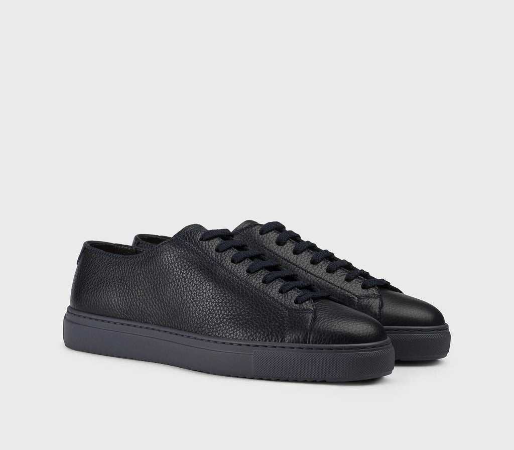 Sneaker in pelle bottalata blu DU3285ROGEUF235IB15 NOTTE DOUCAL'S 
