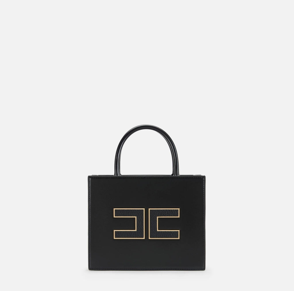 Tote piccola con logo Nero BS33A56E2 110 NERO ELISABETTA FRANCHI 