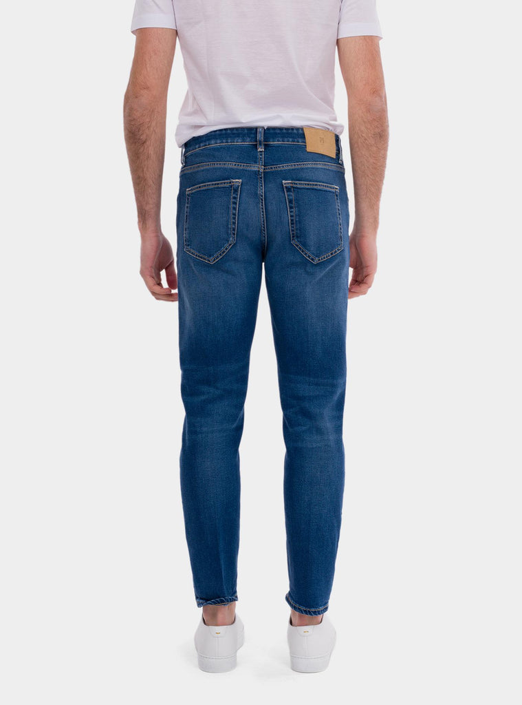 Jeans uomo reggea in cotone blu scuro TP05B0SH0220 MM87 PT PANTALONI TORINO 