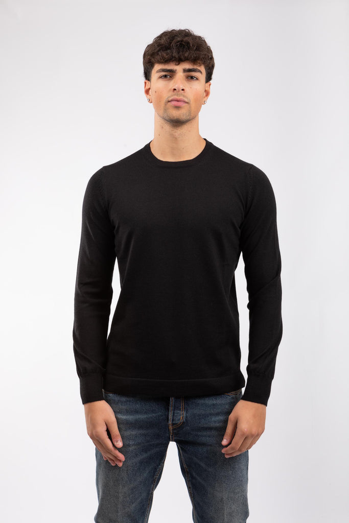 Maglia girocollo Nero 57129/14820 099 GRAN SASSO 