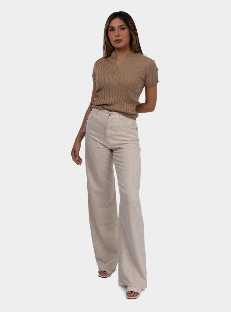 Pantalone Maya 5 tasche Crema P376 MAYA CREMA REHASH 