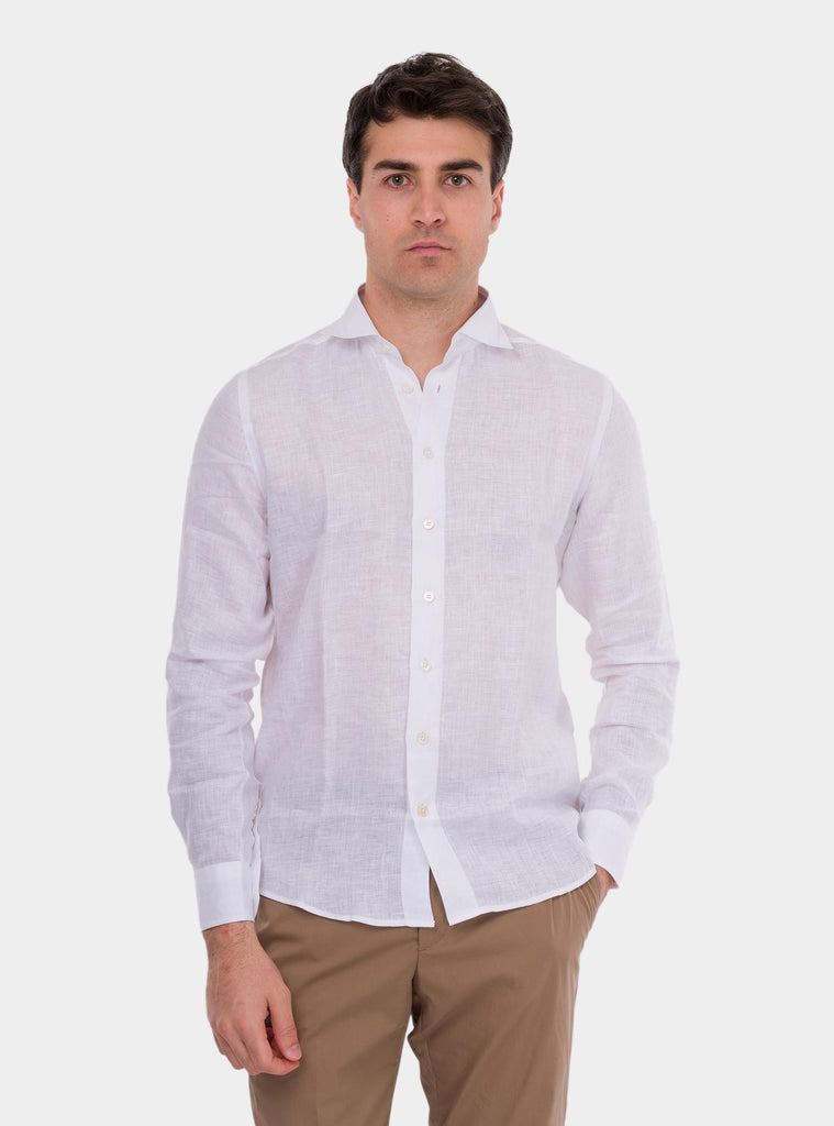 Camicia uomo in puro lino 61121/50001 001 GRAN SASSO 