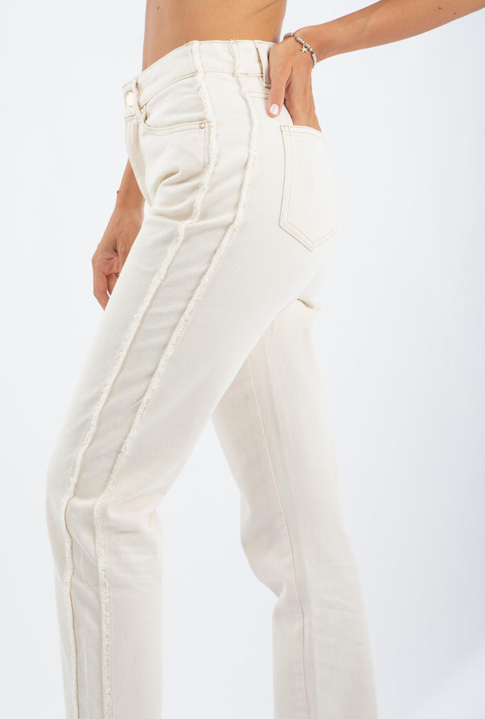 Jeans in cotone con dettagli destroyed 521SD26009 S2128 ALESSIA SANTI 