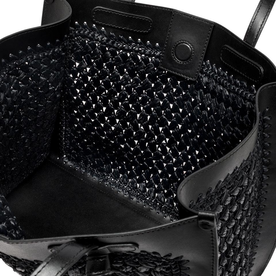 Borsa in tessuto e pelle Marcella Nero BS 11710 COMM TSCY NERO GIANNI CHIARINI 