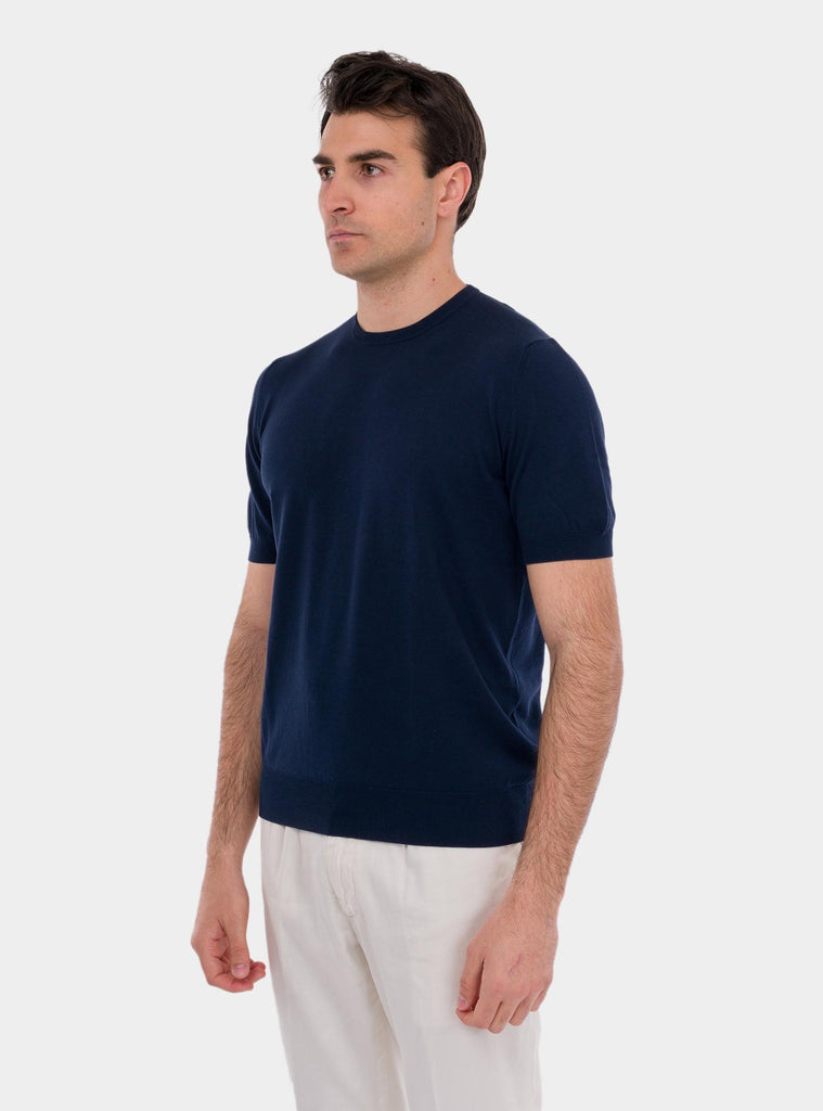 T-shirt uomo in maglia organic cotton 57136/21810 598 GRAN SASSO 