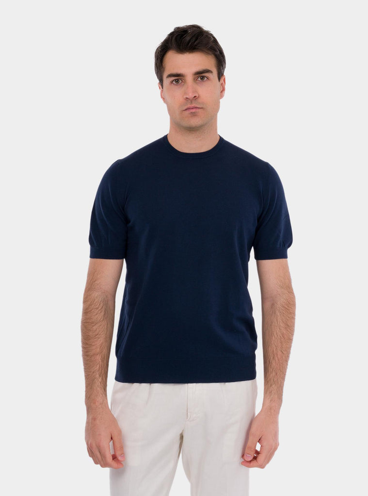 T-shirt uomo in maglia organic cotton 57136/21810 598 GRAN SASSO 