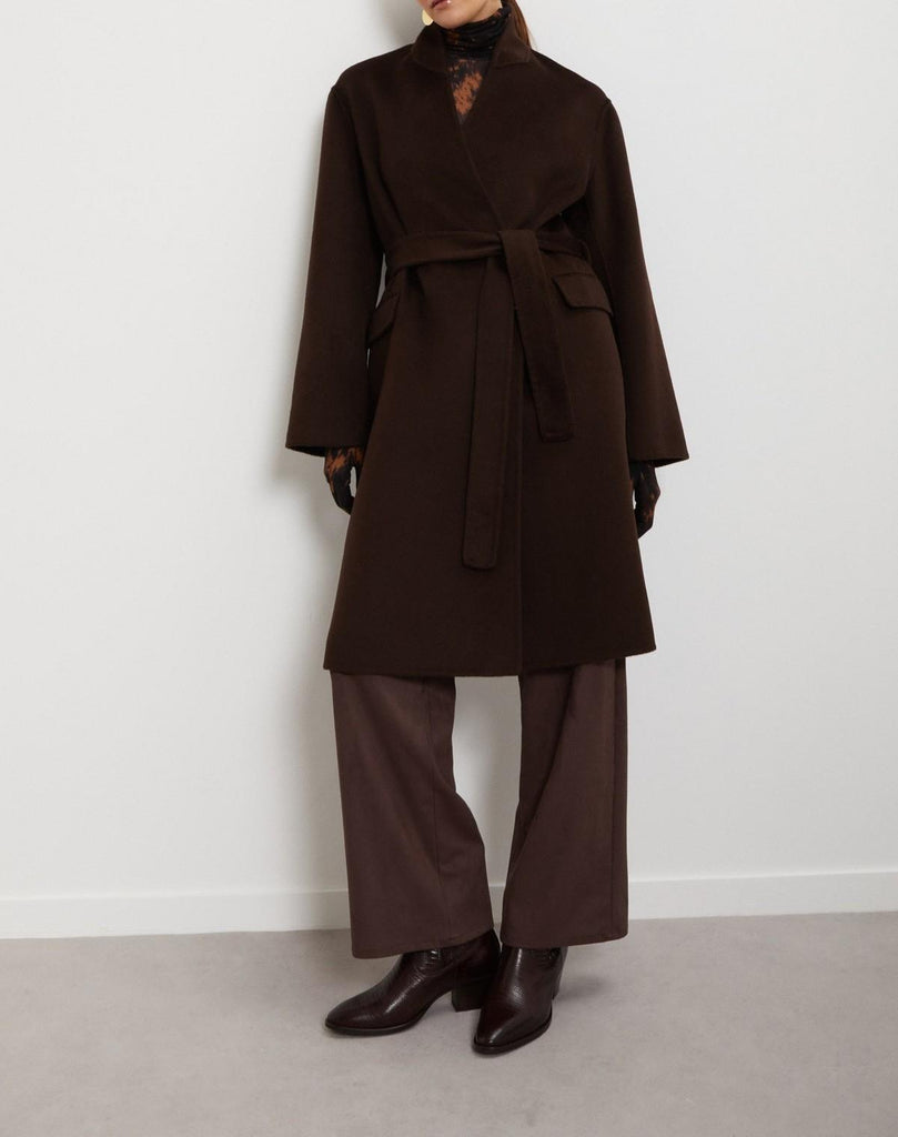 Cappotto midi Brown DJ0051 BROWN OTTO D'AME 