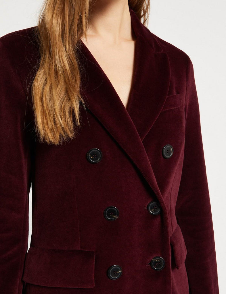 Giacca doppiopetto in velluto Rouge Noir DG6157 ROUGE NOIR OTTO D'AME 