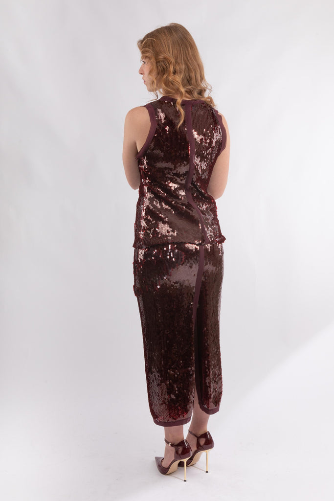 Top in paillette TOFFEE 377 HANAMI D'OR 