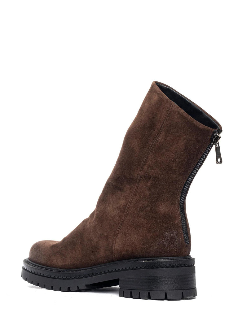 Tronchetti in camoscio marrone 2824 CAMOSCIO CORTINA CURIOSITE 