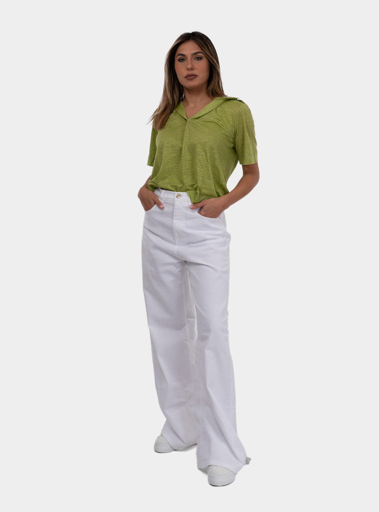 Jeans donna Avril 5 tasche Bianco P396 AVRIL BIANCO REHASH 