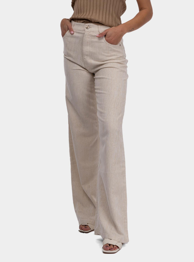 Pantalone Maya 5 tasche Crema P376 MAYA CREMA REHASH 