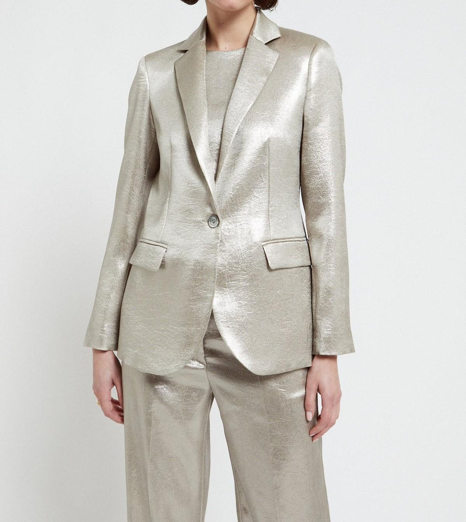 Giacca monopetto effetto luce DG6166 VAR UNICA OTTO D'AME 