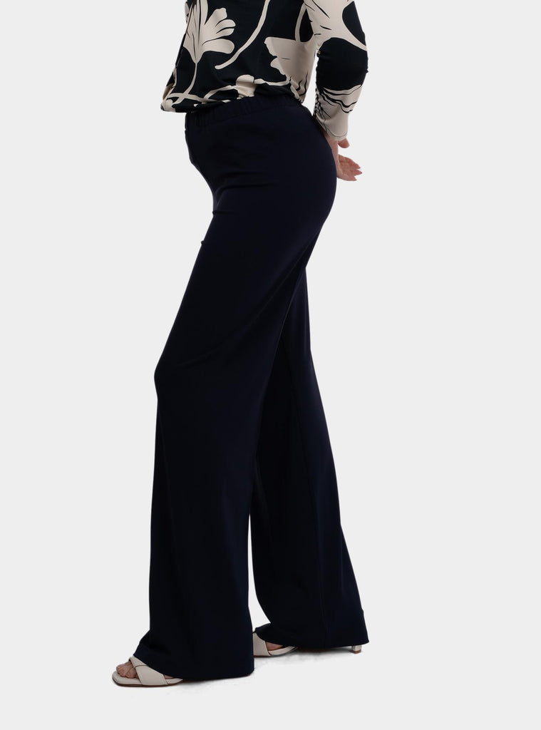 Pantalone donna palazzo con elastico FF046-0104 019 1ONE 