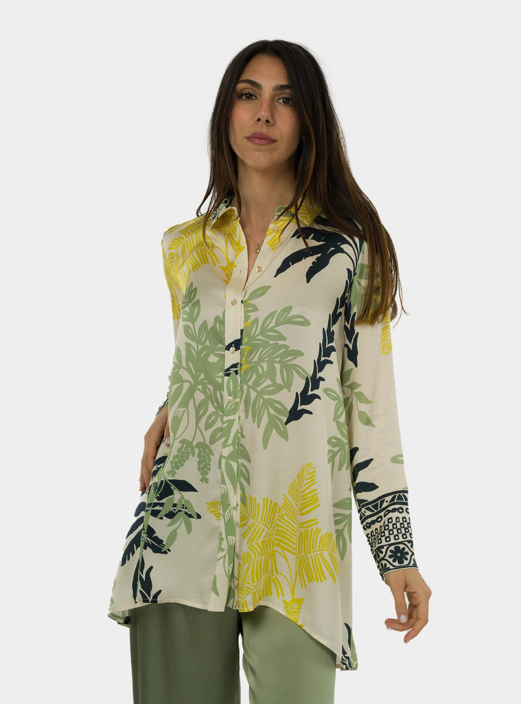 Camicia over asimmetrica FF0009-0122 026 1ONE 