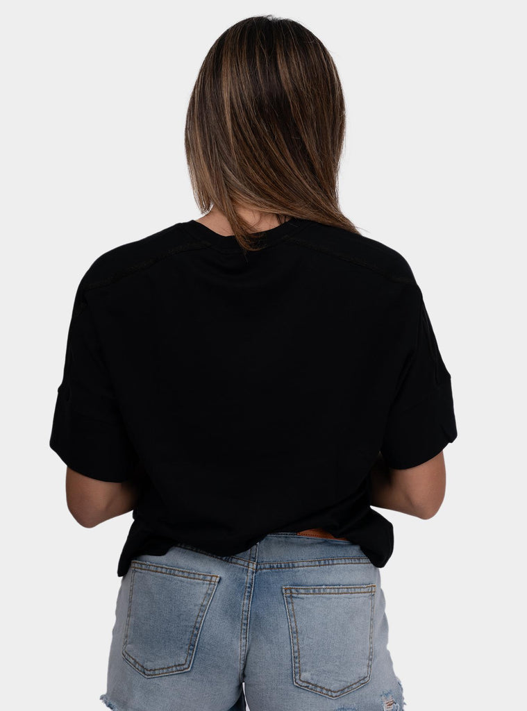 Maglia donna over Nero 60217/80566 099 GRAN SASSO 