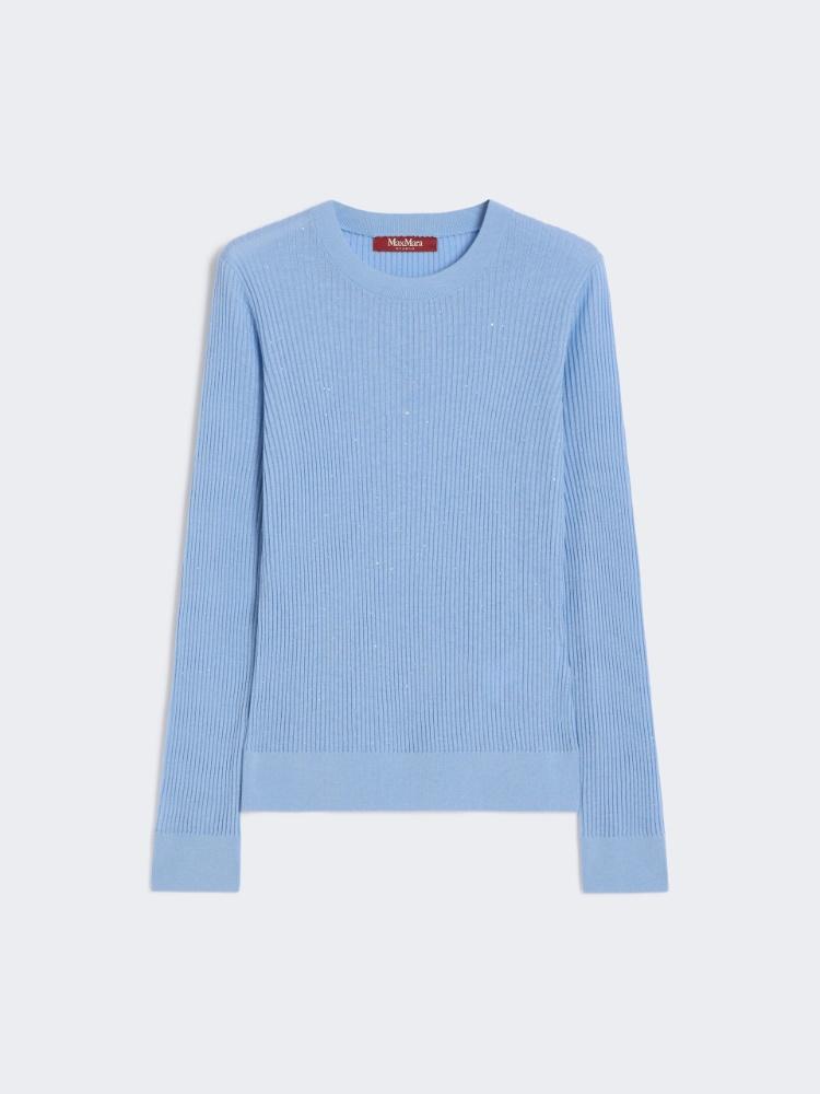 Maglia in lana e seta con paillette MARABU 002 MAX MARA STUDIO 