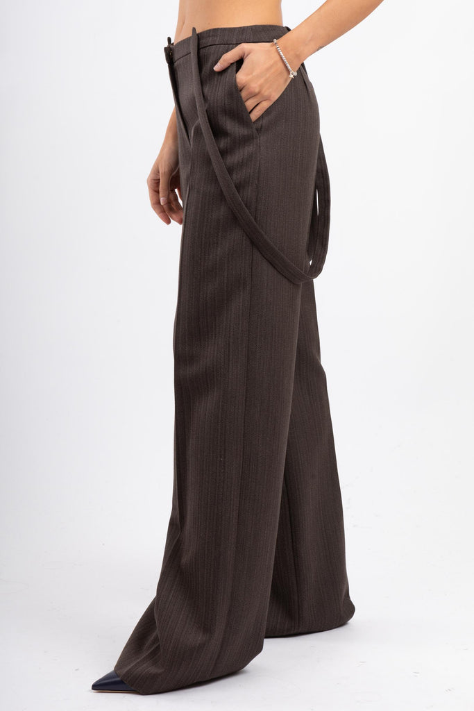 Pantalone Diana in lana vergine Marrone VSDNZX0STD ES27 0170 PT PANTALONI TORINO 