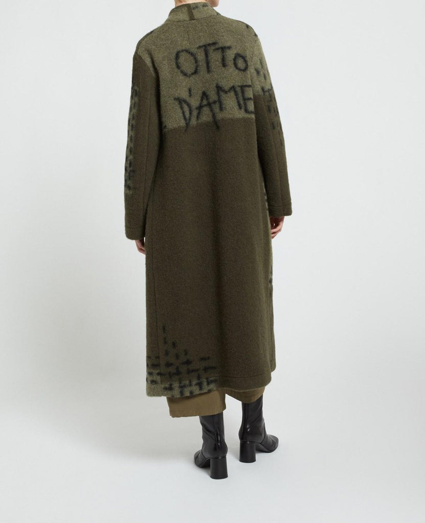 Cappotto lungo in misto lana DJ0073 VAR UNICA OTTO D'AME 