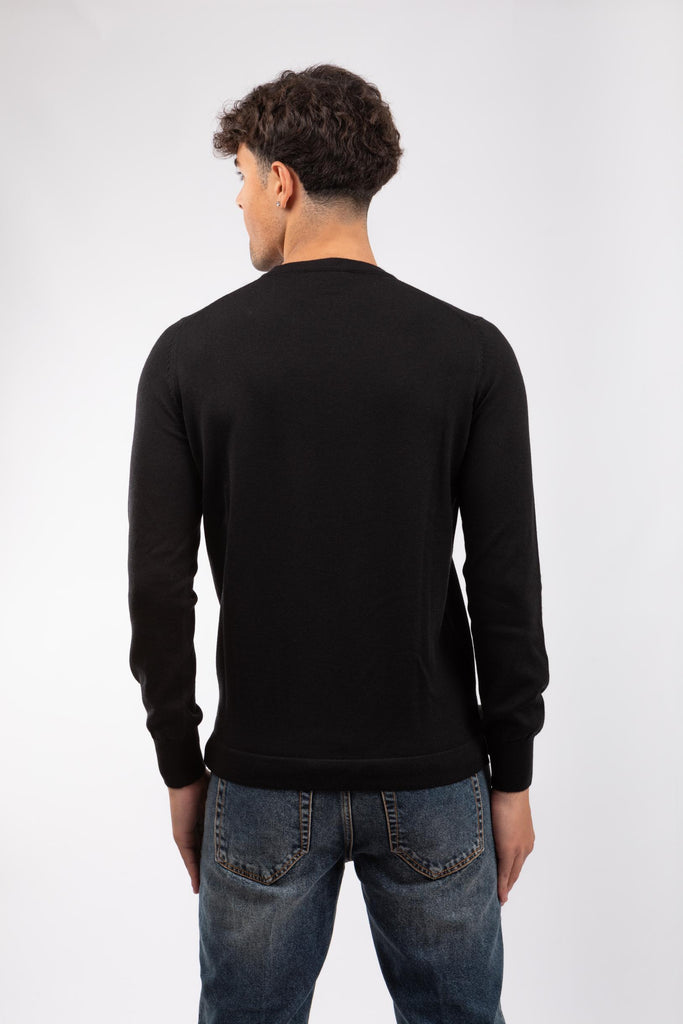 Maglia girocollo Nero 57129/14820 099 GRAN SASSO 