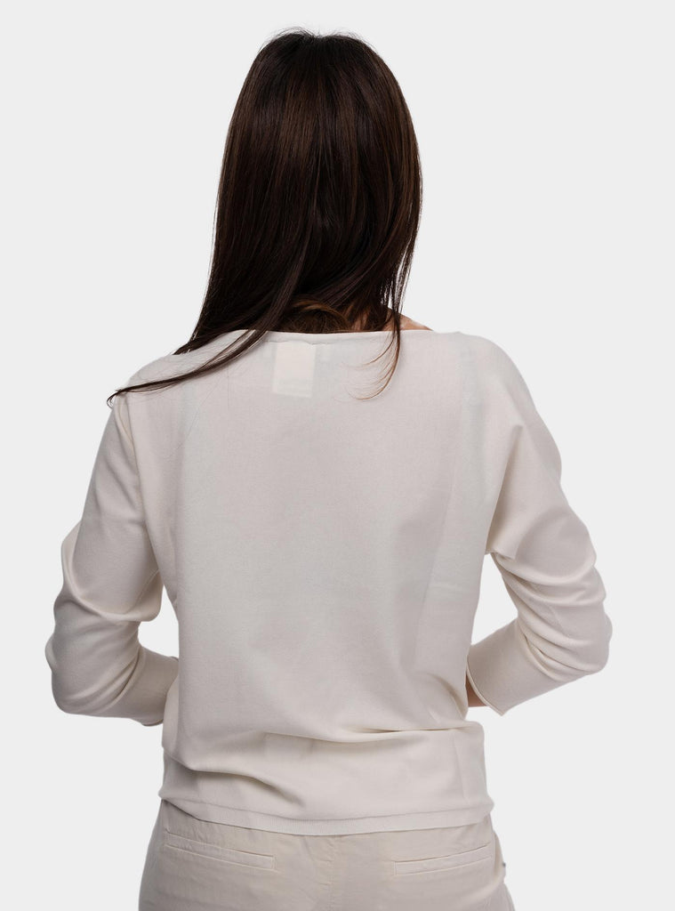 Maglia con intreccio Panna 50252/24352 004 GRAN SASSO 