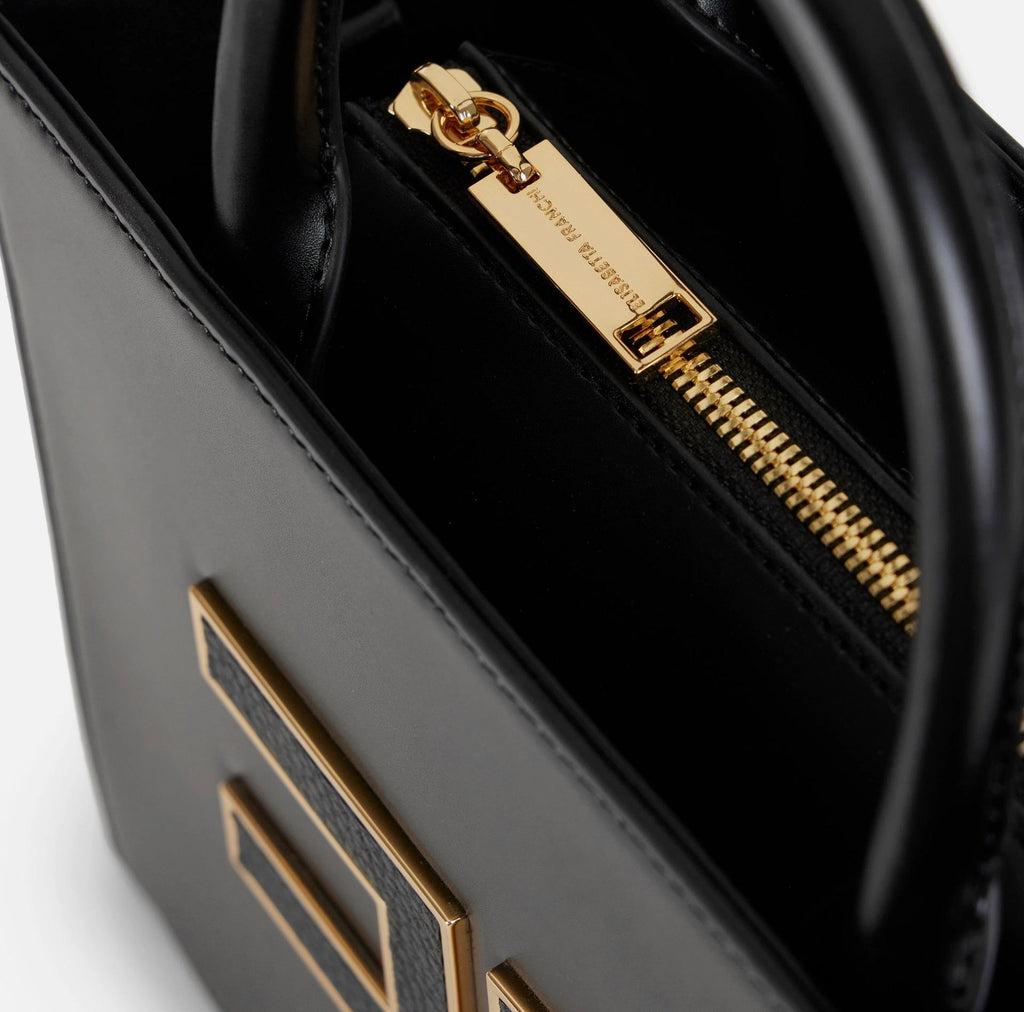 Tote piccola con logo Nero BS33A56E2 110 NERO ELISABETTA FRANCHI 