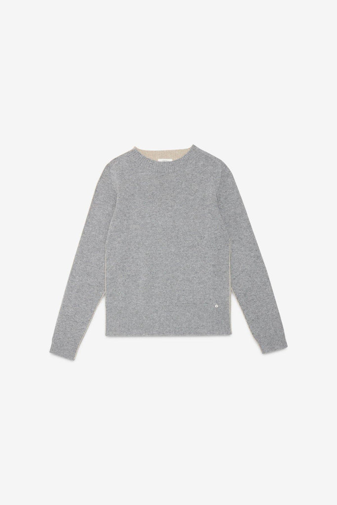 Maglia in misto lana bicolor DK9225 VAR UNICA OTTO D'AME 