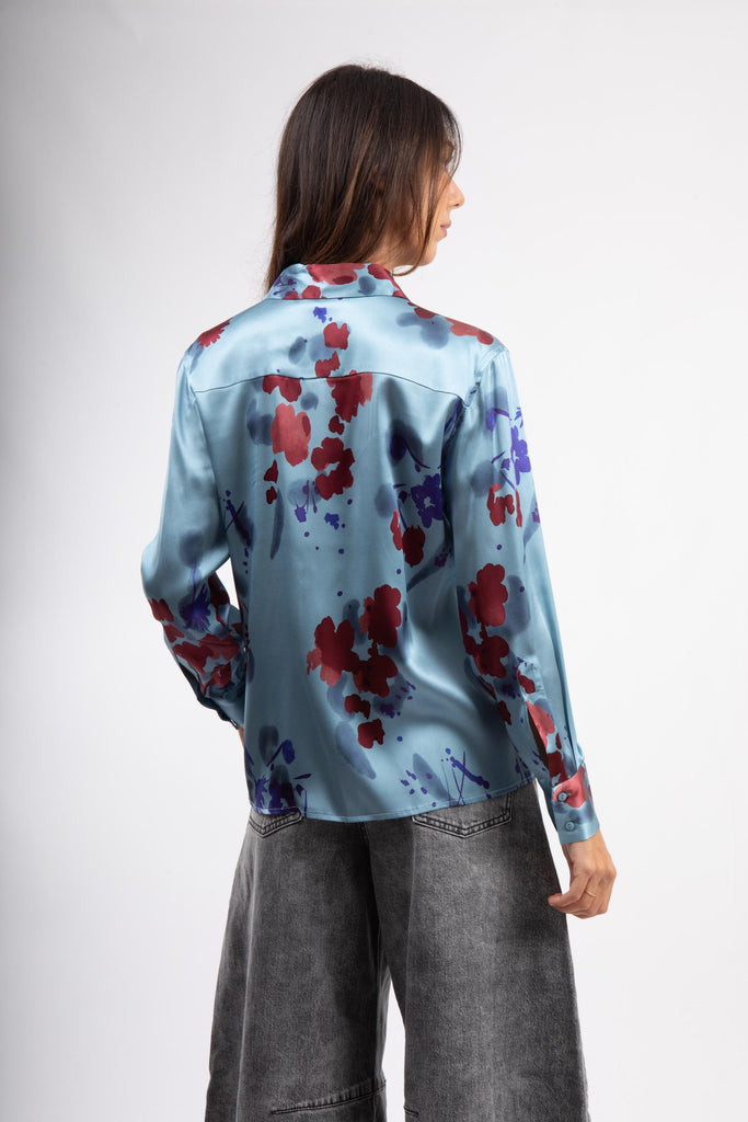 Camicia in seta Impero AW25617T000 IMPERO NIU 