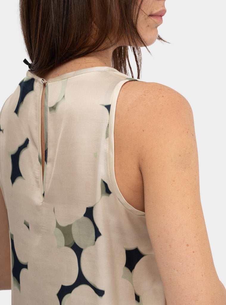 Top in viscosa stampata Panna TT9197 LATTE/NIGHT OTTO D'AME 