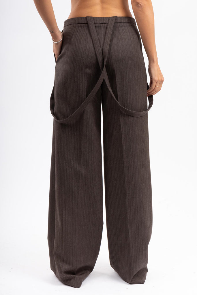 Pantalone Diana in lana vergine Marrone VSDNZX0STD ES27 0170 PT PANTALONI TORINO 