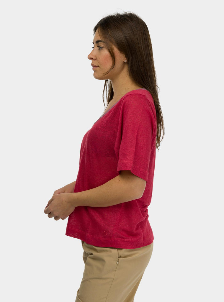 Maglia in lino lamone DM8117 LAMPONE OTTO D'AME 