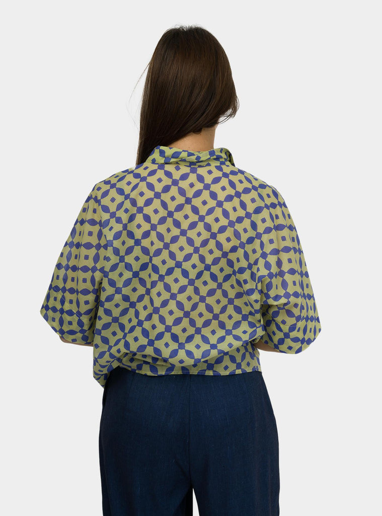 Camicia Kimono Glicine SS25601T056 PLATANO NIU 